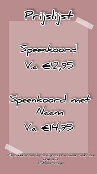 Speenkoord en bijtring set Dani - 1