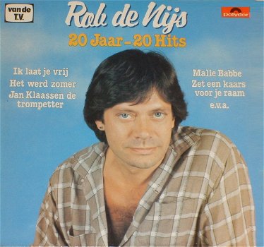 LP - Rob de Nijs - 20 Jaar - 20 Hits - 0