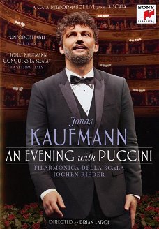 Jonas Kaufmann  -  An Evening With Puccini  (DVD) Nieuw/Gesealed