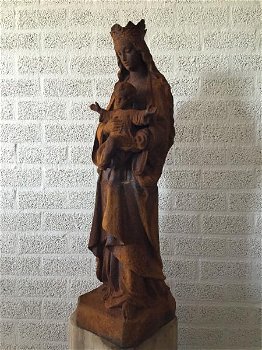 tuinbeeld Heilige Maria met kindje Jezus - 4