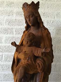 tuinbeeld Heilige Maria met kindje Jezus - 5