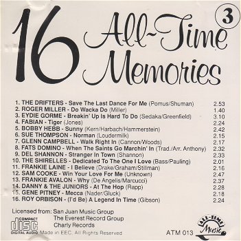 CD 16 All-Time Memories - 1