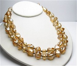 Vintage collier van prachtige glaskralen