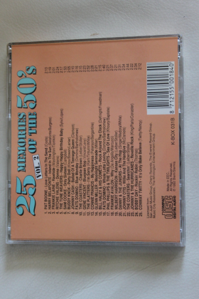 234r - cd - 25 memories of the 50 s vol.2 - Afbeelding 2