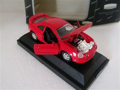 1:40 Diapet Toyota Celica GT-S liftback rood 1993-1999 T200 - 3