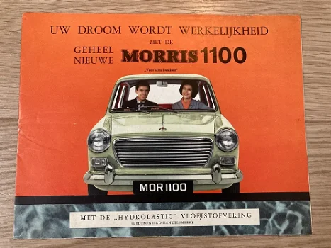 Mooie brochure MORRIS 1100 1964 (D741) - 0