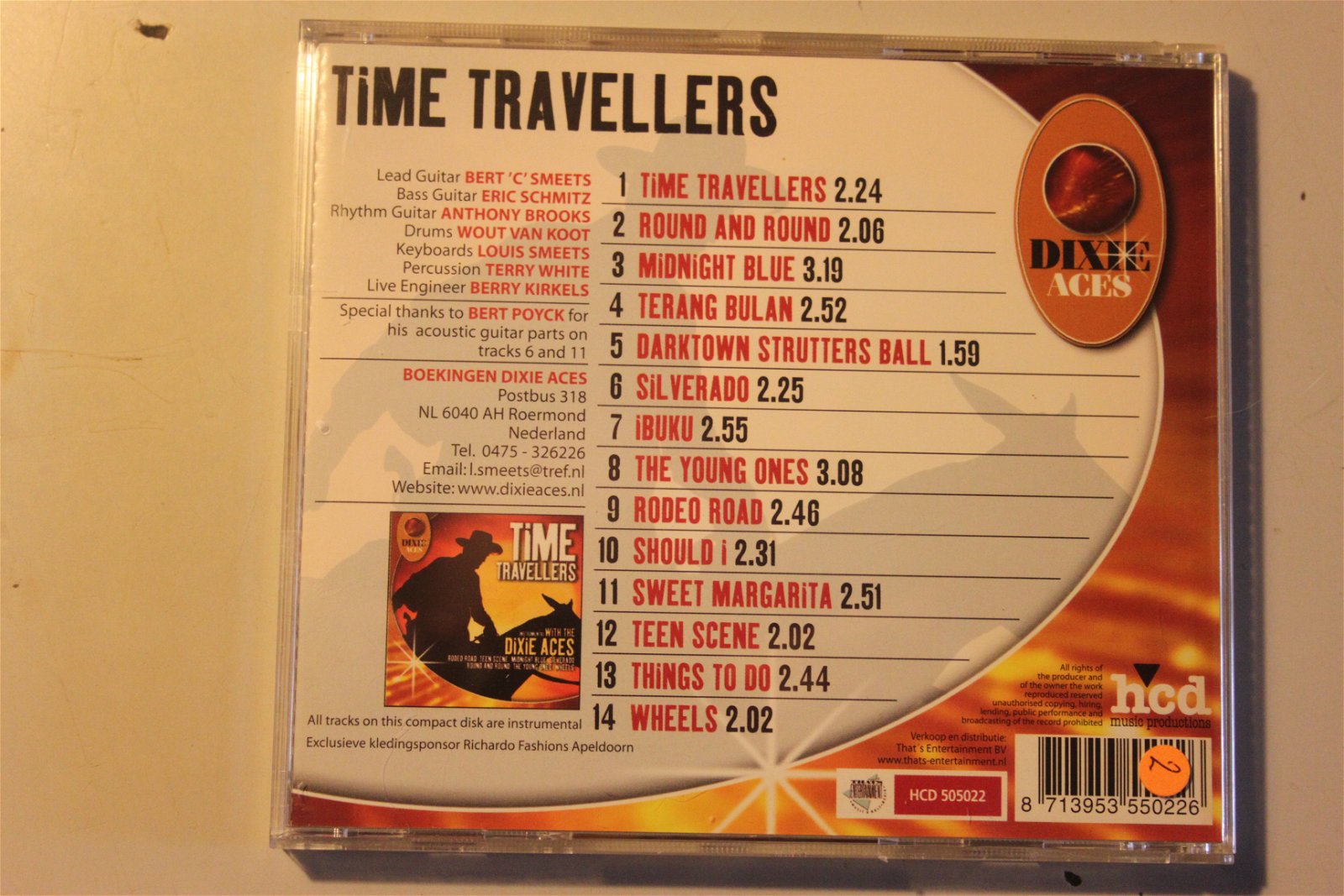 226y - cd -the dixie aces - time travellers - Afbeelding 2