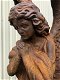 tuinbeeld van een engel op grote pilaar , sokkel - 4 - Thumbnail