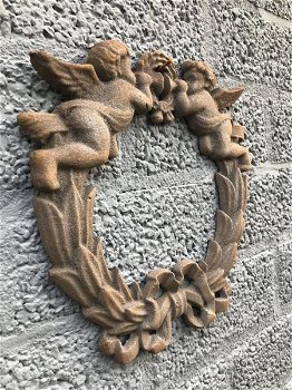 muurdecoratie , wanddecoratie engelen krans - 1