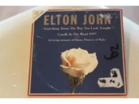 202w - cd single - elton john - something about the way you look tonight - 2 nrs - nr. 1