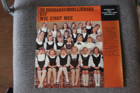 9p - lp - 20 zondagsschoolliedjes uit wie zingt mee - sunderland - nr. 1