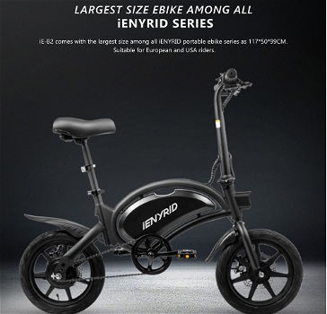 IENYRID B2 Folding E-bike 400W Motor - 4