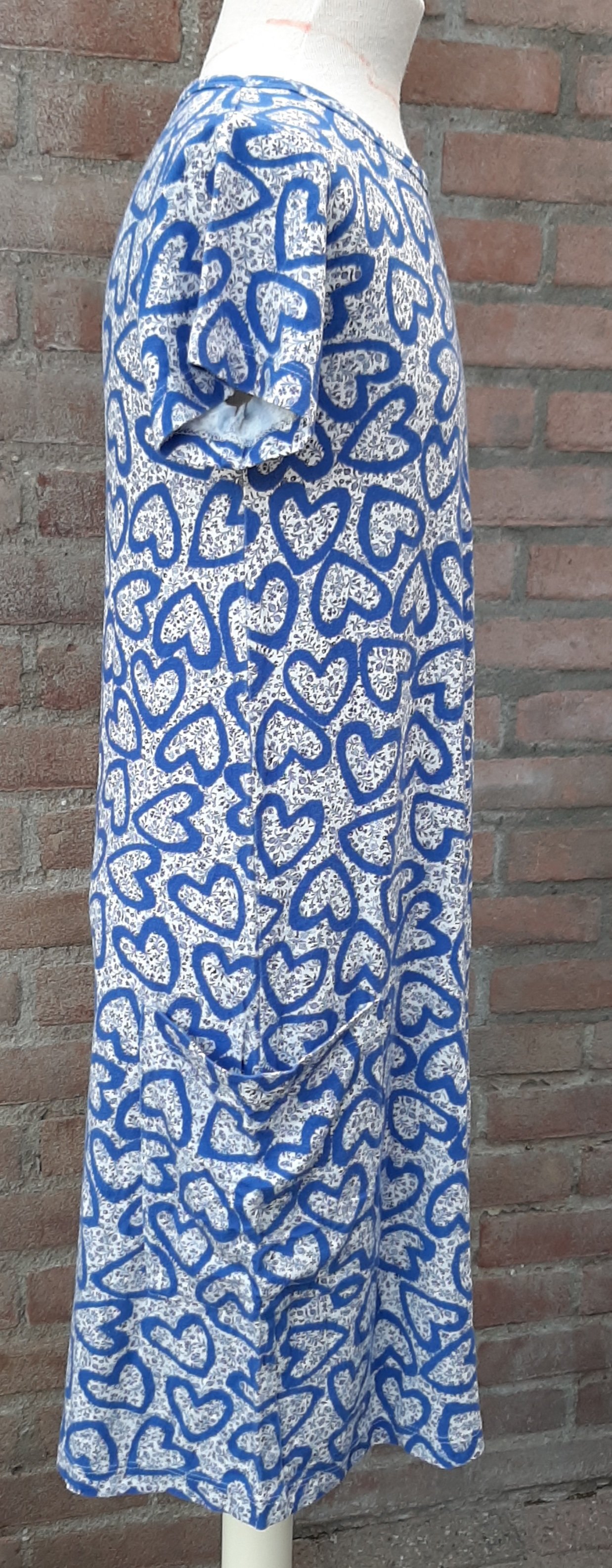 140 blauw stretch jurkje Agnes b (10 jaar) - Afbeelding 4