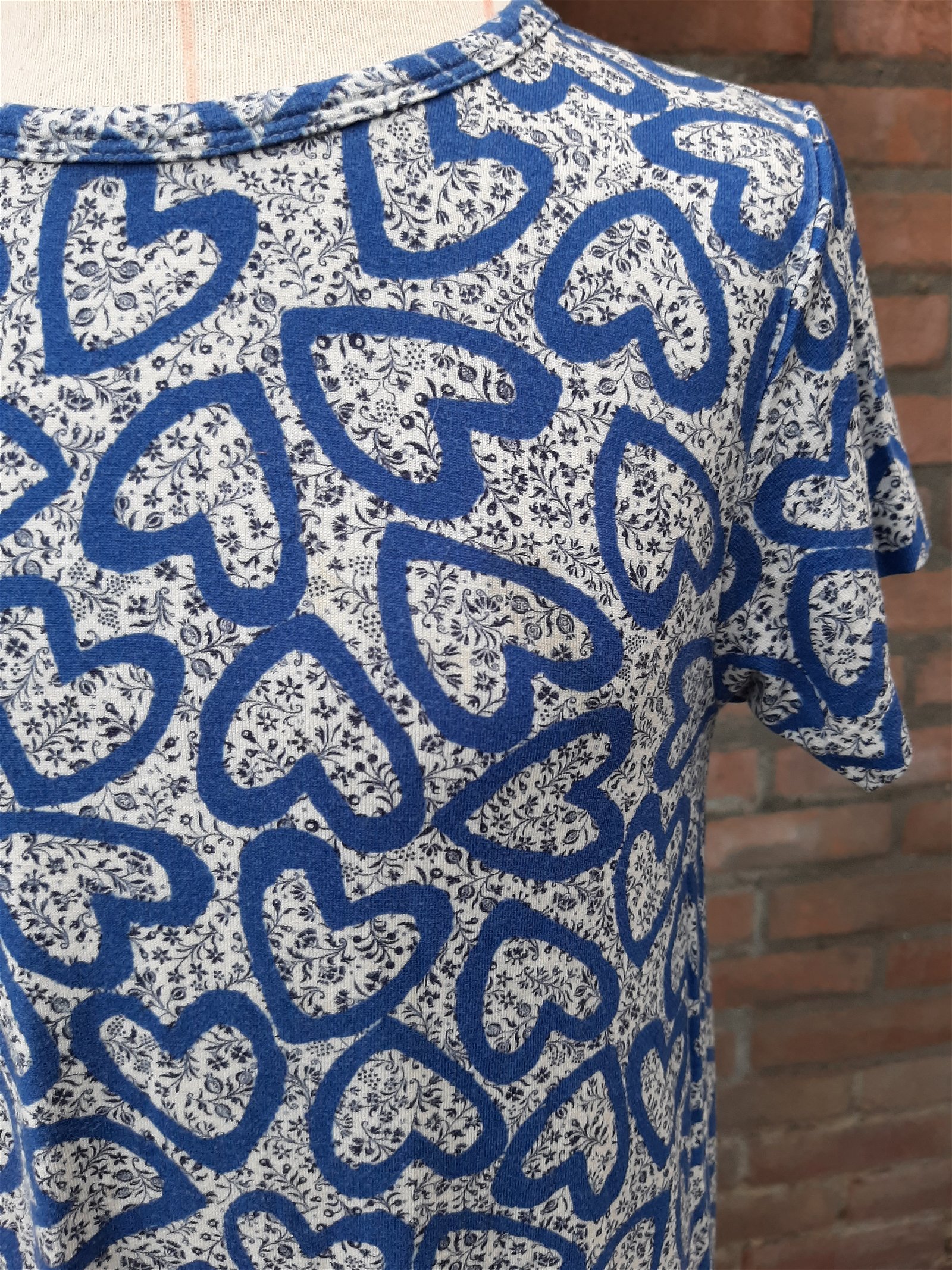 140 blauw stretch jurkje Agnes b (10 jaar) - Afbeelding 6
