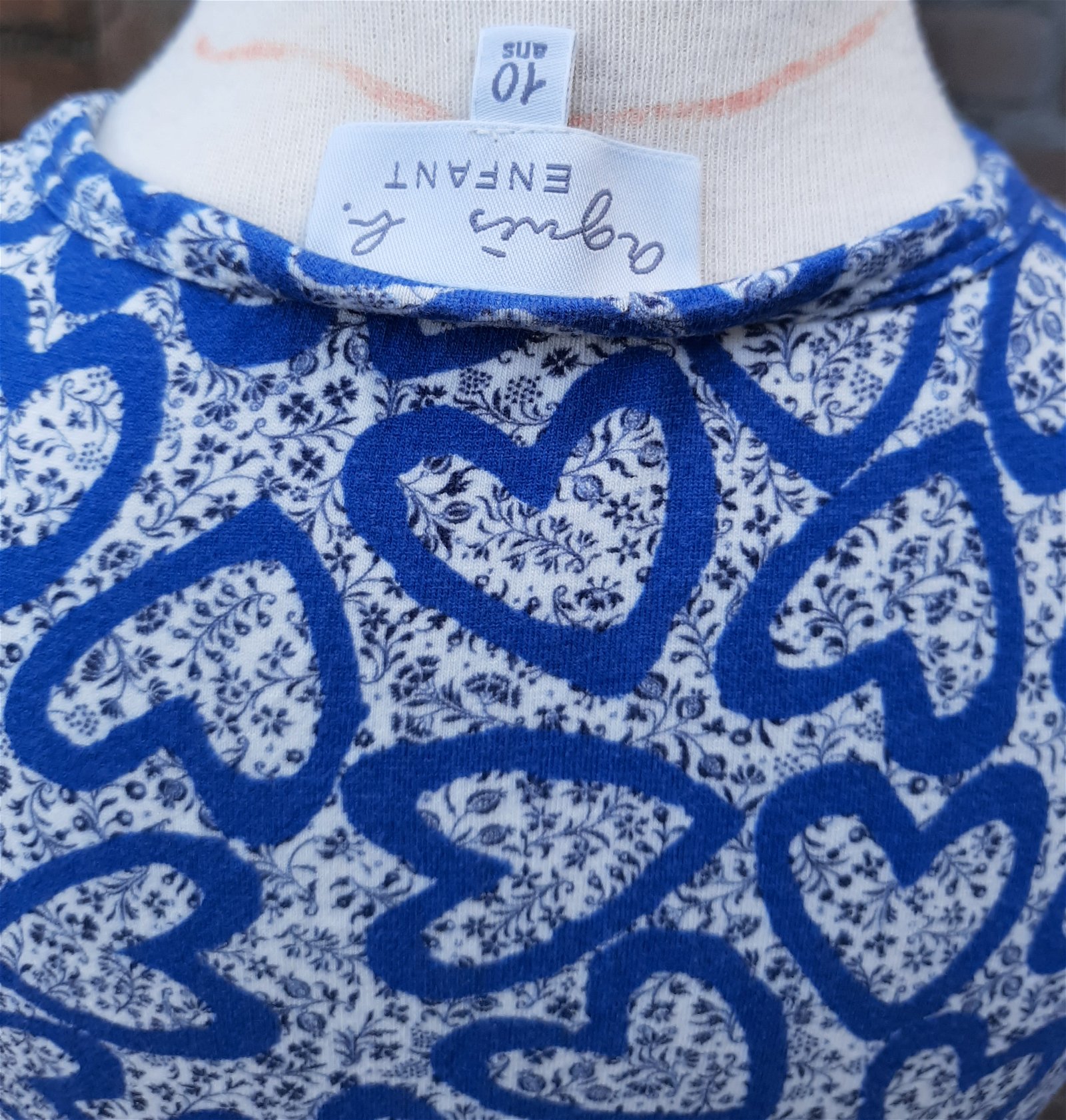 140 blauw stretch jurkje Agnes b (10 jaar) - Afbeelding 7