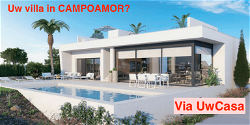 Uw eigen nieuwe Villa in CAMPOAMOR op Golfresort bij meer met eigen garages