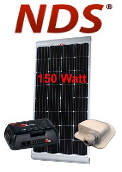 NDS SOLENERGY 150W Zonnepaneel SET + SC320M - 0