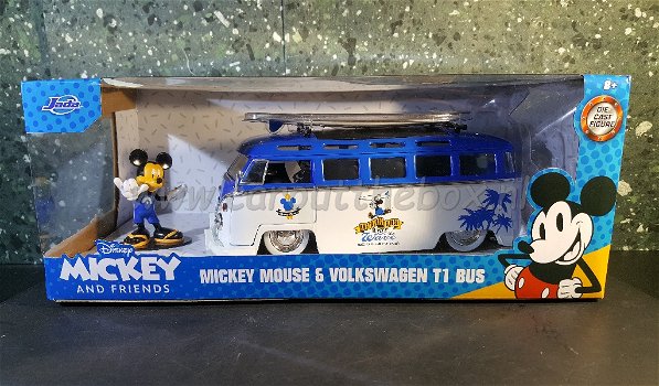 Mickey Mouse & VW T1 bus 1:24 Jada - 3