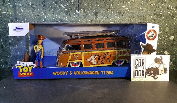 Woody & VW T1 bus 1:24 Jada - 5