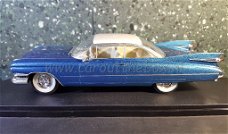 Cadillac Eldorado 1959 blauw 1:24 Whitebox