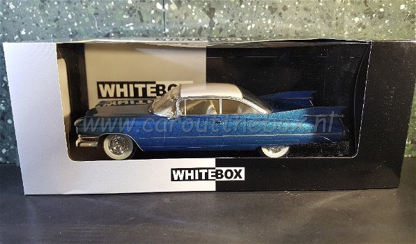 Cadillac Eldorado 1959 blauw 1:24 Whitebox - 3