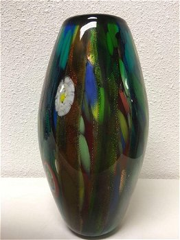 Glazen vaas,handwerk uit glasblazerij,vakwerk-decoratie - 4
