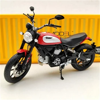 1:12 TrueScale TSM Ducati Scrambler Icon 803cc 2015 Rosso moto - 0