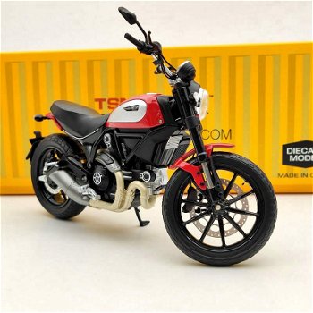 1:12 TrueScale TSM Ducati Scrambler Icon 803cc 2015 Rosso moto - 1