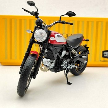 1:12 TrueScale TSM Ducati Scrambler Icon 803cc 2015 Rosso moto - 2