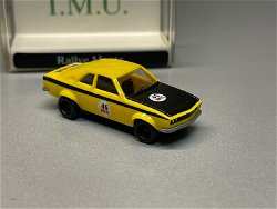 1:87 I.M.U. Opel Manta A #45 Rallye gelb-schwarz 'Mobil'