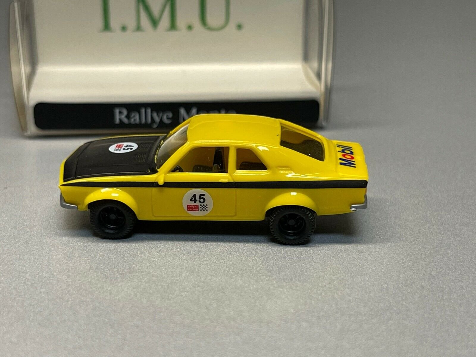 1:87 I.M.U. Opel Manta A #45 Rallye gelb-schwarz 'Mobil' - Afbeelding 2