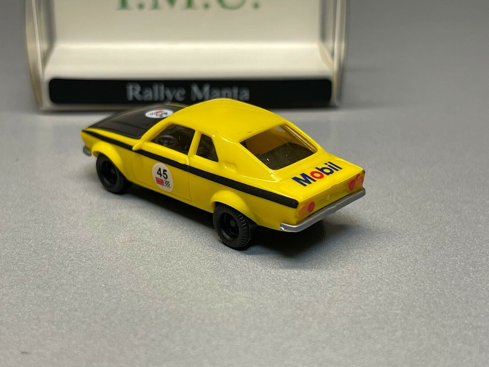 1:87 I.M.U. Opel Manta A #45 Rallye gelb-schwarz 'Mobil' - Afbeelding 3