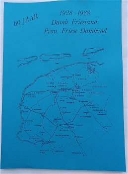 60 Jaar 1928-1988 Damb. Friesland Prov. Friese Dambond - 0