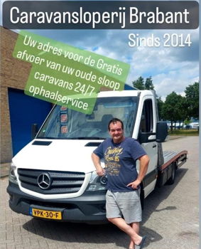 Gratis afvoer van uw oude sloop caravan I Caravansloperij Brabant - 1