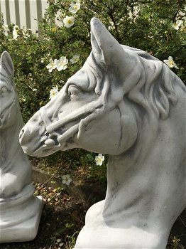 paardenhoofd , , tuinbeeld , set paarden - 3