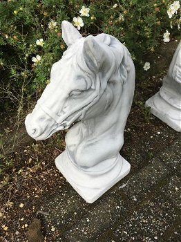 paardenhoofd , , tuinbeeld , set paarden - 6