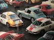 Wanddecoratie , Porsche , schildrij met glas - 3 - Thumbnail