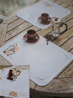 Borduurpakket THEE of KOFFIE ? NIEUW !