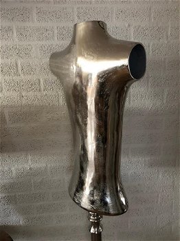 torso , aluminium , decoratie beeld - 2