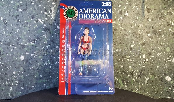 Diorama figuur 1:18 beach girls GINA AD271 - 2