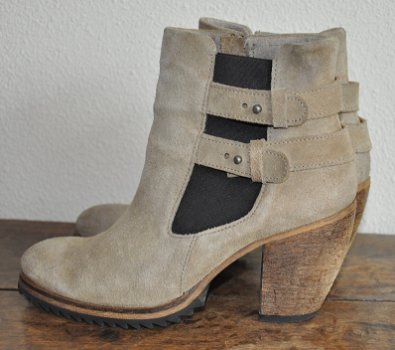 Enkel laarsjes beige bruin suede mt 38 Royal Republiq - 1