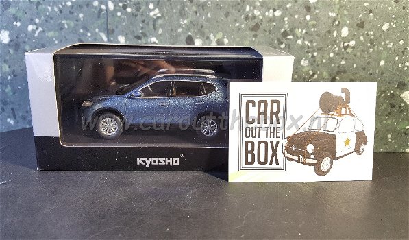 Nissan X-Trail (T32) blauw 1:43 Kyosho - 4