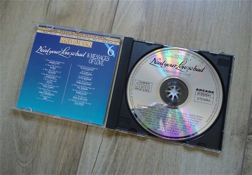 Originele verzamel-CD Golden Love Songs Volume 6 van Arcade. - 2