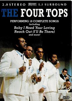 The Four Tops – The Four Tops Performing 10 Complete Songs (DVD) Nieuw - 0