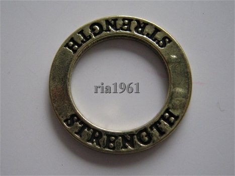 bedel/charm op=op :ring brons strenght - 22 mm - 0