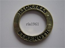 bedel/charm op=op :ring brons strenght - 22 mm
