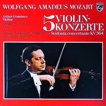 3-LP - Mozart - 5 Violinkonzerte - Arthur Grumiaux - 0