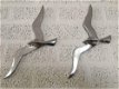 Paar grote silhouette meeuwen-vogel-aluminium-vogel - 3 - Thumbnail