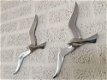 Paar grote silhouette meeuwen-vogel-aluminium-vogel - 5 - Thumbnail
