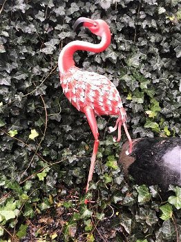 vijver decoratie , flamingo - 2